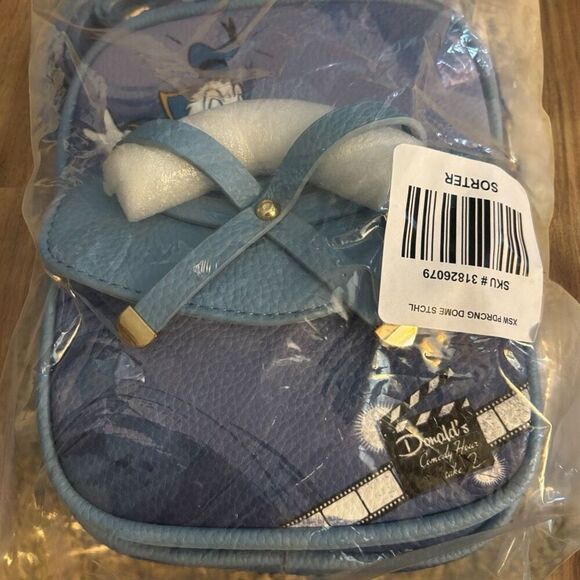 WondaPop Limited Edition Disney Donald Duck Luxe 8" Crossbody Huey Dewey Louie N - Picture 6 of 7